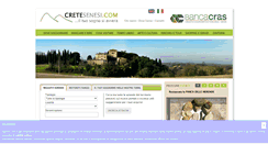 Desktop Screenshot of cretesenesi.it